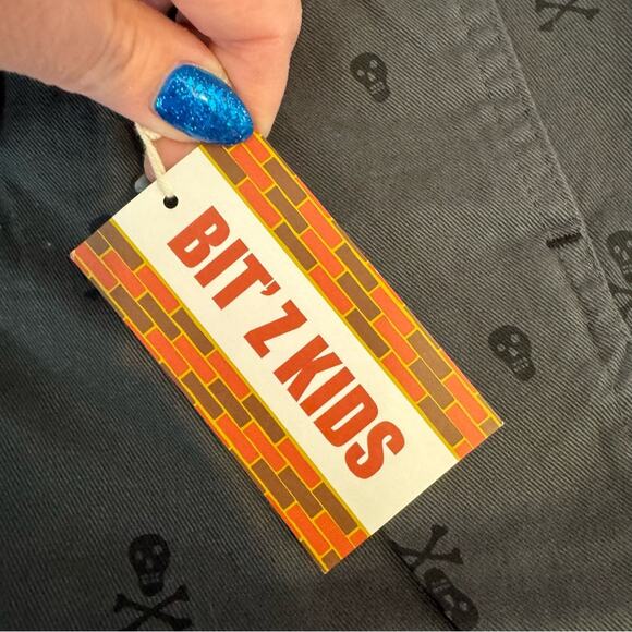 Bit’z Kids Skull Pattern Boy’s Shorts - Picture 3 of 4